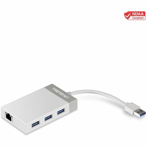 USB 3.0 TO GIGABIT ADAPTER PLUS USB HUB