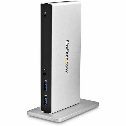 StarTech.com Dual-Monitor USB 3.0 Docking Station - DVI Outputs - Mac & Windows - DVI to VGA & DVI to HDMI Adapters Includ