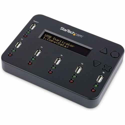 StarTech.com Standalone 1 to 5 USB Thumb Drive Duplicator/Eraser, Multiple USB Flash Drive Copier/Cloner, Sector-by-Sector