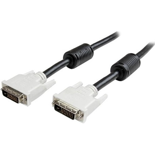 StarTech.com Câble DVI-D Single Link de 5 m - Cordon DVI vers DVI pour écran numérique - M/M - 1920x1200 - Cable for Appar