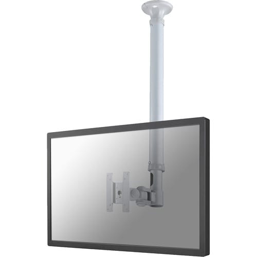Neomounts Neomounts Pro FPMA-C100WHITE Ceiling Mount for Flat Panel Display - White - Height Adjustable - 25.4 cm to 66 cm