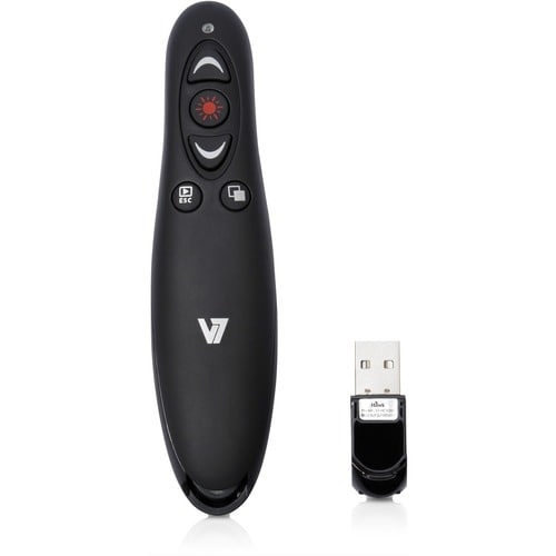 Professional Wireless Red Laser Presenter - Black
