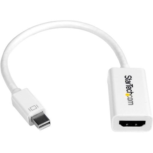 StarTech.com Mini DisplayPort to HDMI Adapter, Active Mini DP to HDMI Video Converter for Monitor/Display, 4K 30Hz, mDP to
