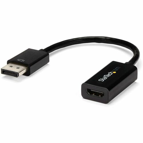 StarTech.com Adaptateur DisplayPort vers HDMI - Convertisseur DP Actif 4K30Hz vers HDMI - Câble d'Écran HDMI - Ultra HD DP