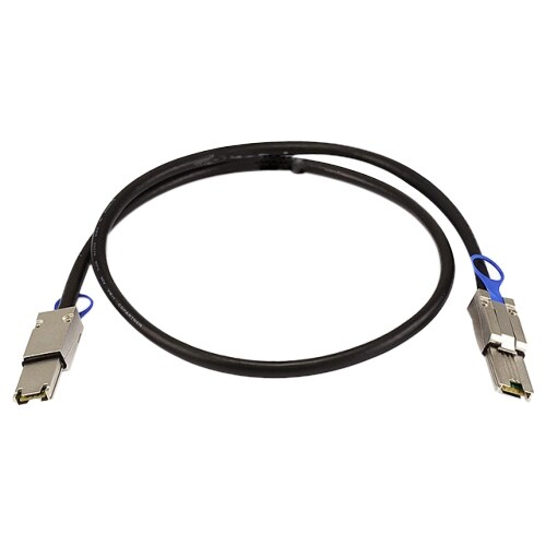 QNAP 50 cm SAS Data Transfer Cable - First End: 1 x SFF-8088 Mini-SAS - Second End: 1 x SFF-8088 Mini-SAS