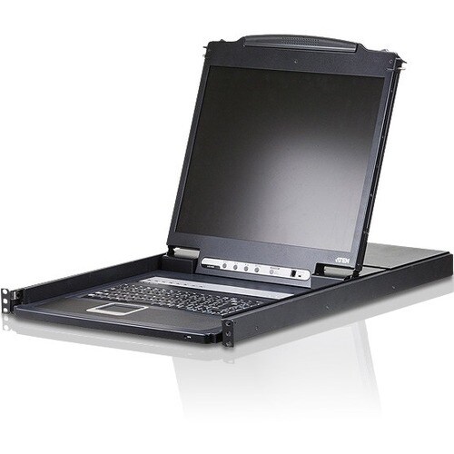 ATEN Rack Mount LCD-TAA Compliant - 16 Computer(s) - 19" LCD - 1280 x 1024PS/2 PortUSB - Keyboard - TouchPad - 120 V AC, 2