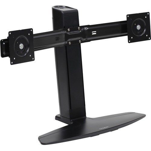 Ergotron Neo-Flex Dual LCD Lift Stand - Up to 24" Screen Support - 34 lb Load Capacity - LCD Display Type Supported - Desk