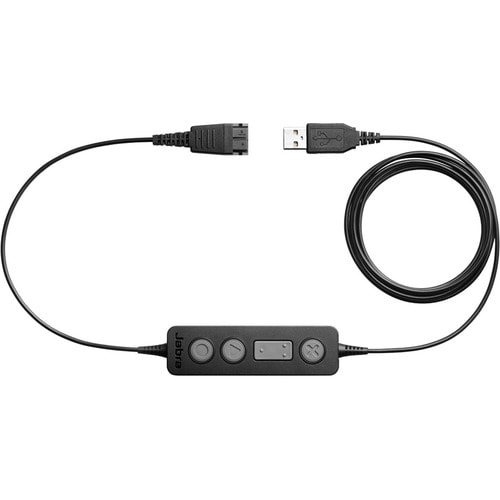 Jabra Link 260 USB adapter - Quick Disconnect/USB Control Cable for Headphone - First End: 1 x USB Type A - Male - Second 