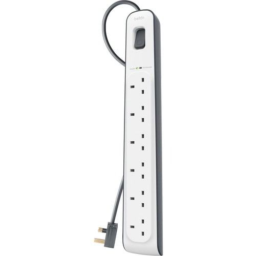 Belkin Surge Suppressor/Protector - 6 x AC Power - 650 J - 2 m - External