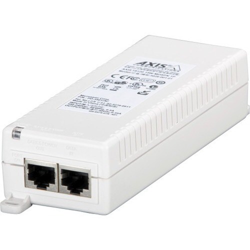 Injecteur POE AXIS T8120 - 120 V AC, 230 V AC Entrée - 1 x 10/100/1000Base-T Port(s) d'entrée - 1 x 10/100/1000Base-T Port