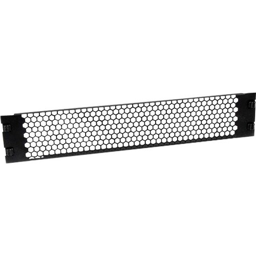 StarTech.com Blanking Panel - 2U - Vented - 19in - Tool-less - Steel - Black - TAA Compliant - Blank Rack Panel - Filler P