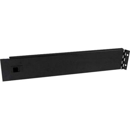 StarTech.com Blanking Panel � 2U � Hinged Rack Panel � 19in � Steel � Black � TAA Compliant � Tool-less Installation - Imp