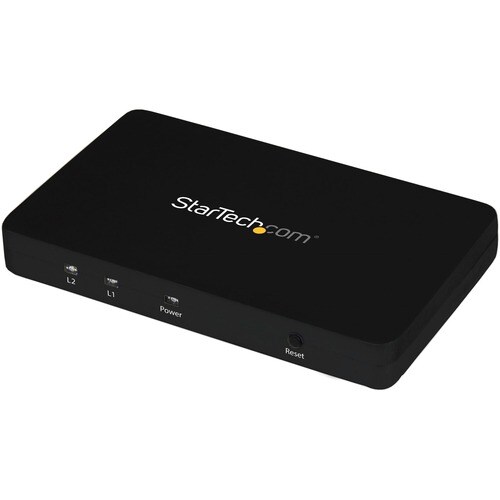 StarTech.com HDMI Splitter 1 In 2 Out - 4k 30Hz - 2 Port - Aluminum - HDMI Multi Port - HDMI Audio Splitter - Displays the