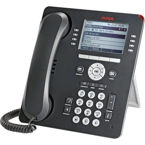 Avaya 9408 Standard Phone - Charcoal Gray - 1 x Phone Line - Speakerphone