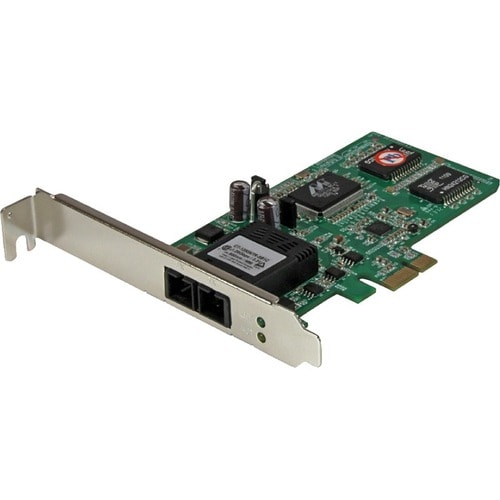 StarTech.com PCI Express (PCIe) Gigabit Ethernet Multimode SC Fiber Network Card Adapter NIC - 550m - Connect a PCIe based