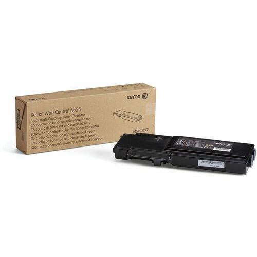 Xerox Toner Cartridge - Laser - High Yield - 12000 Pages - Black - 1 Each