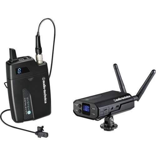 Audio-Technica Wireless Microphone System - 48 kHz to 2.40 GHz Operating Frequency - 20 Hz to 20 kHz Frequency Response - 