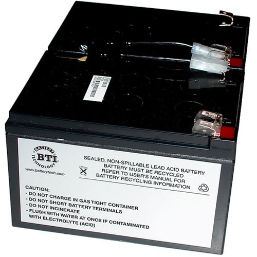 BTI Replacement Battery RBC6 for APC - UPS Battery - Lead Acid - Compatible APC UPS SMT1000C