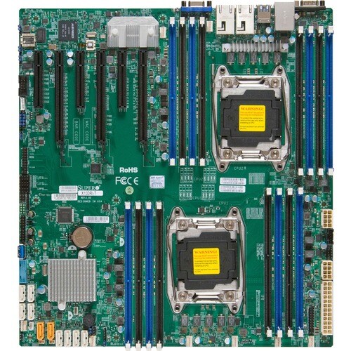 Supermicro X10DRi Server Motherboard - Intel C612 Chipset - Socket LGA 2011-v3 - Extended ATX - 1 TB DDR4 SDRAM Maximum RA