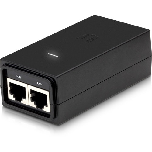 Ubiquiti POE-24-12W-G Power over Ethernet Injector - 120 V AC, 230 V AC Input - 24 V DC, 500 mA Output - 10/100/1000Base-T