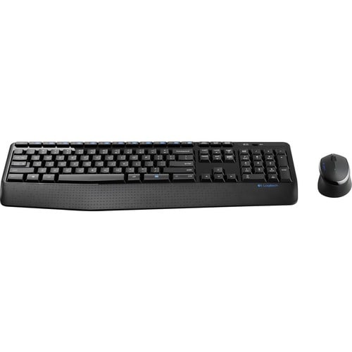 Logitech MK345 Keyboard & Mouse - English (US) - USB Wireless RF 2.40 GHz Keyboard - USB Wireless RF Mouse - Optical - 100