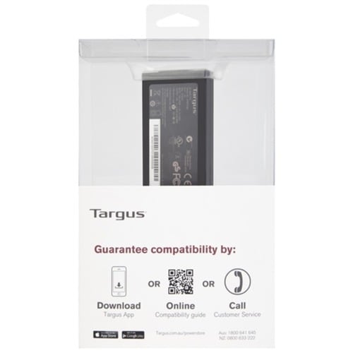 Targus 65 W AC Adapter - For Notebook, Mobile Device - 120 V AC, 230 V AC Input - 19 V DC/3.42 A Output