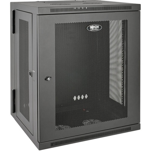 Tripp Lite 15U Wall Mount Rack Enclosure Server Cabinet Hinged Wallmount - 15U Rack Height x 19" Rack Width x 20.50" Rack 