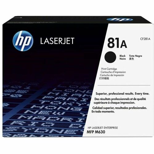 HP 81A Original Laser Cartucho de toner - Embalagem Individual - Preto - 1 Cada