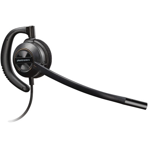 Plantronics Over-the-ear Corded Headset - Mono - Wired - Over-the-ear - Monaural - Supra-aural - Noise Cancelling Micropho