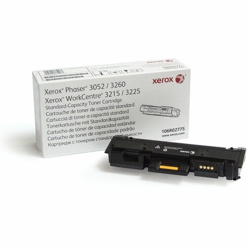 Xerox Original Toner Cartridge - Laser - Standard Yield - 1500 Pages - Black - 1 Each