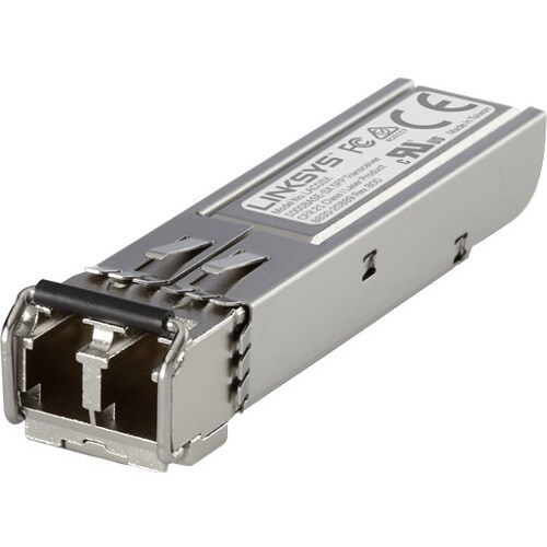 Linksys LACGSX 1000BASE-SX SFP Transceiver - For Data Networking, Optical Network - 1 x 1000Base-SX Network - 1