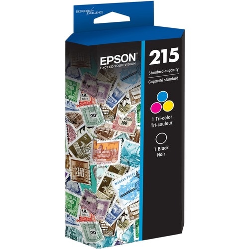 Epson DURABrite Ultra T215 Original Standard Yield Inkjet Ink Cartridge - Combo Pack - Black, Color - 1 Each - Inkjet - St