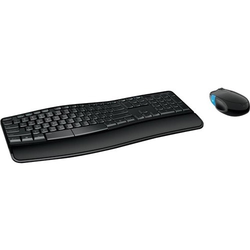 TECLADO E MOUSE SEM FIO SCULPT COMFORT PRETO