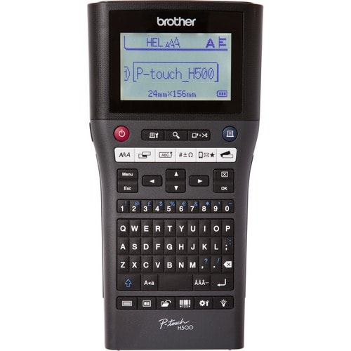 Brother P-touch PT-H500 Electronic Label Maker - Thermal Transfer - 30 mm/s Mono - 180 dpi - Label, Tape3.50 mm, 6 mm, 9 m