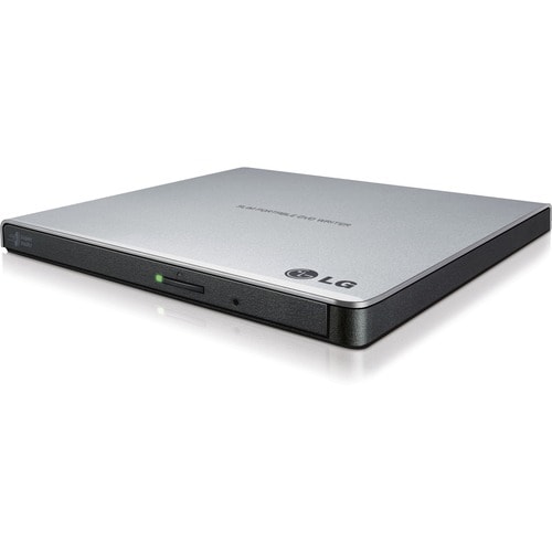 LG GP65NS60 DVD-Writer - External - 1 - Retail - Silver - DVD-RAM/±R/±RW Support - 24x CD Read/24x CD Write/24x CD Rewrite