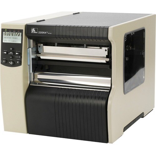 Zebra 220Xi4 Desktop Direct Thermal/Thermal Transfer Printer - Monochrome - Label Print - Fast Ethernet - USB - Serial - P
