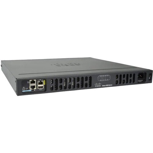 Cisco 4331 Router - 3 Ports - 2 RJ-45 Port(s) - Management Port - 6 - 4 GB - Gigabit Ethernet - 1U - Desktop, Rack-mountab