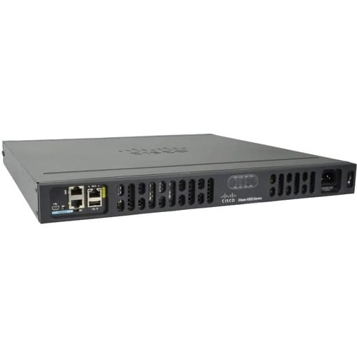 Cisco 4331 Router - 3 Ports - 2 RJ-45 Port(s) - Management Port - 6 - 4 GB - Gigabit Ethernet - 1U - Rack-mountable, Wall 