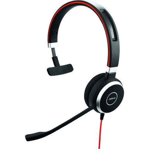 Jabra EVOLVE 40 Kabel Kopfbügel Mono Headset - Monaural - Ohraufliegend - Geräuschunterdrückung Mikrophon - Host-Schnittst