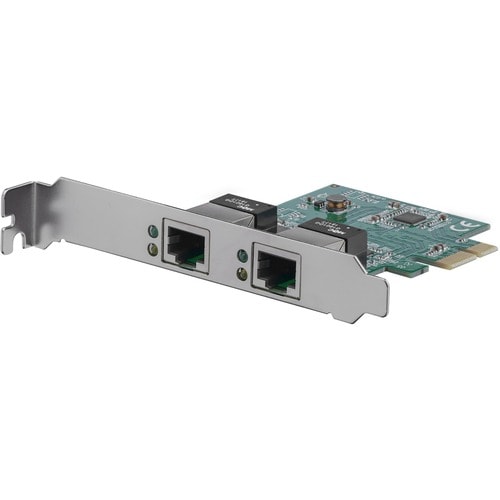 StarTech.com Dual Port Gigabit PCI Express Server Network Adapter Card - PCIe NIC - Add dual Gigabit Ethernet ports to a c