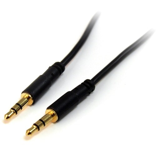 StarTech.com Cable Delgado de 4.5m de Audio Estéreo Mini Jack de 3.5mm Macho a Macho - Cable for iPhone, Dispositivo de au