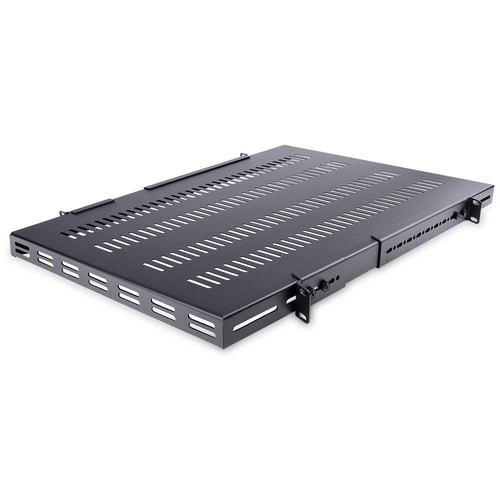 StarTech.com Estante Bandeja 1U Ventilada Ajustable de Rack de Servidores de 19" 150kg - 49.5 a 97.2cm - Profundo 27.56" (