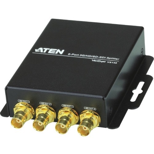 VanCryst 6-Port 3G/HD/SD-SDI Splitter-TAA Compliant