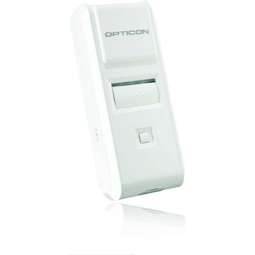 Dispositivo de mano Escaner de código de barras Opticon OPN-4000i - Blanco - Inalámbrico Conectividad - USB Cable Included