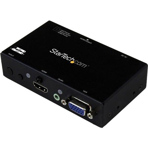 StarTech.com 2x1 VGA + HDMI to HDMI Switch / Selector Box - 1080p Multi Video Input Automatic Switcher - 2 Computers In 1 