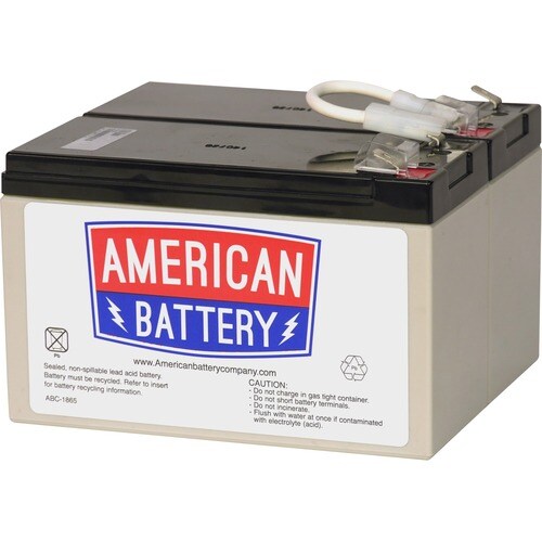ABC UPS Battery Pack - 9000 mAh - 12 V DC - Lead Acid - Hot Swappable - 3 Year Minimum Battery Life - 5 Year Maximum Batte