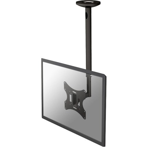 Fixation au plafond Neomounts Neomounts Pro FPMA-C060BLACK pour Ecran Plat - Noir - Réglable en hauteur - 58,4 cm à 132,1 