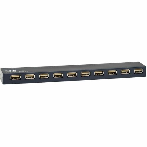 Tripp Lite by Eaton 10-Port USB 2.0 Hub, Black - USB - External - 10 USB Port(s) - 10 USB 2.0 Port(s)