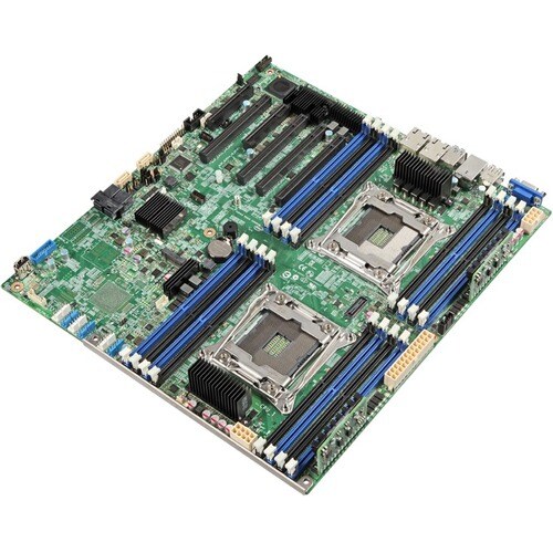 Intel S2600CW2S Server Motherboard - Intel Chipset - Socket LGA 2011-v3 - SSI EEB - 2 TB DDR4 SDRAM Maximum RAM - 16 x Mem