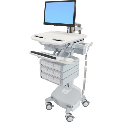 Ergotron StyleView SV44 Höhenverstellbar Monitorständer - Bildschirmgröße: Bis zu 61 cm (24 Zoll) - 14,97 kg Tragfähigkeit